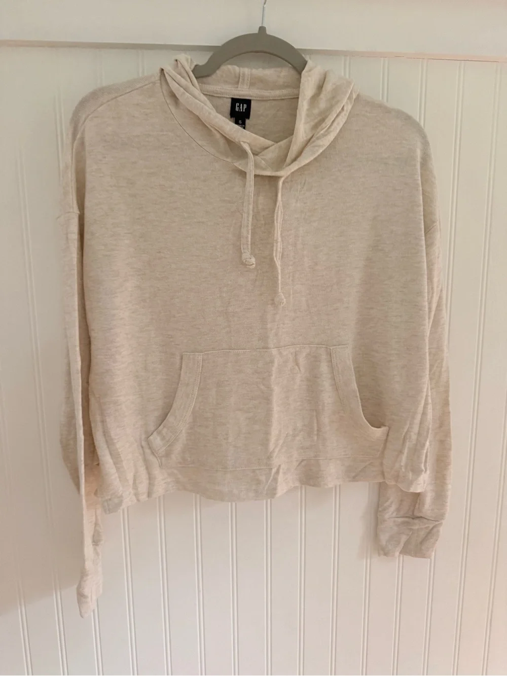 GAP Cozy, Soft, Lightweight Beige Hoodie & Jogger Set size small